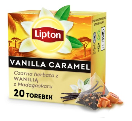 Herbata Lipton piramidki wanilia & karmel (20)