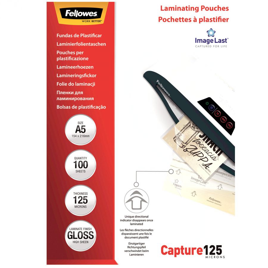 Folia do laminowania Fellowes A4/125mic