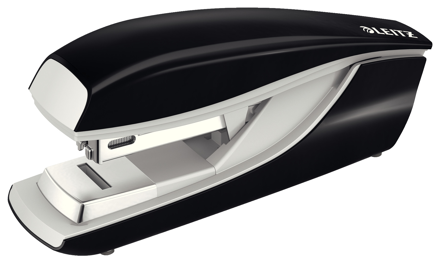 Zszywacz średni metalowy Flat Clinch Leitz Nexxt czarny
