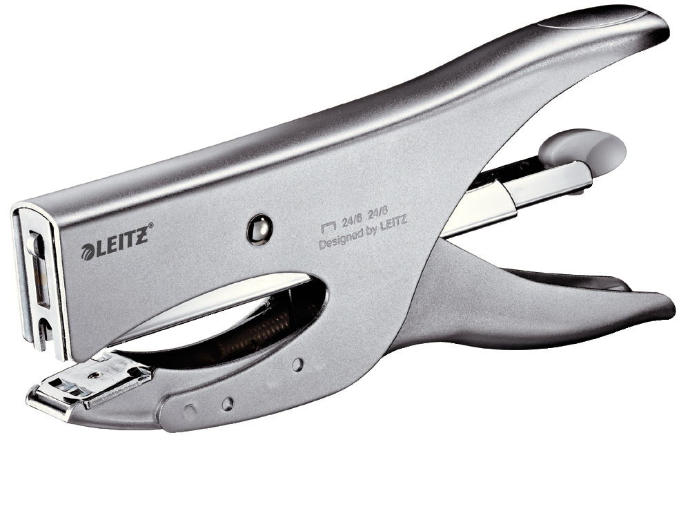 Zszywacz nożycowy Leitz srebrny