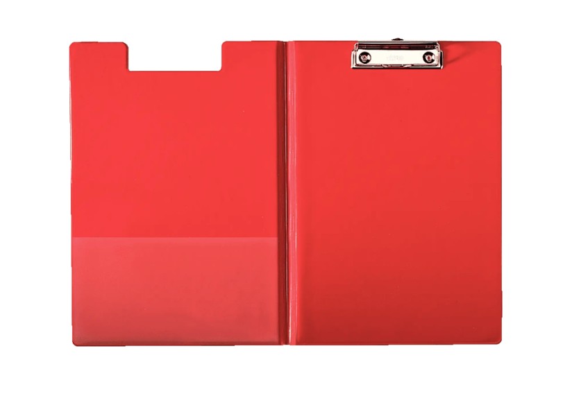 Teczka A4 z clipem czerw. 56043 Esselte