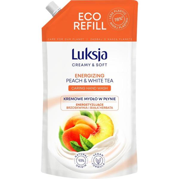 Mydło w płynie 900ml Brzoskwinia Luksja - zapas