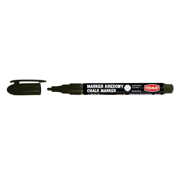 Marker kredowy 1,5mm Toma TO-293 czarny