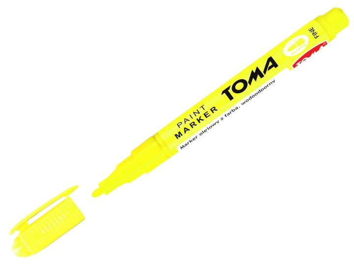 Marker olejowy Toma TO-441 neon żółty Toma