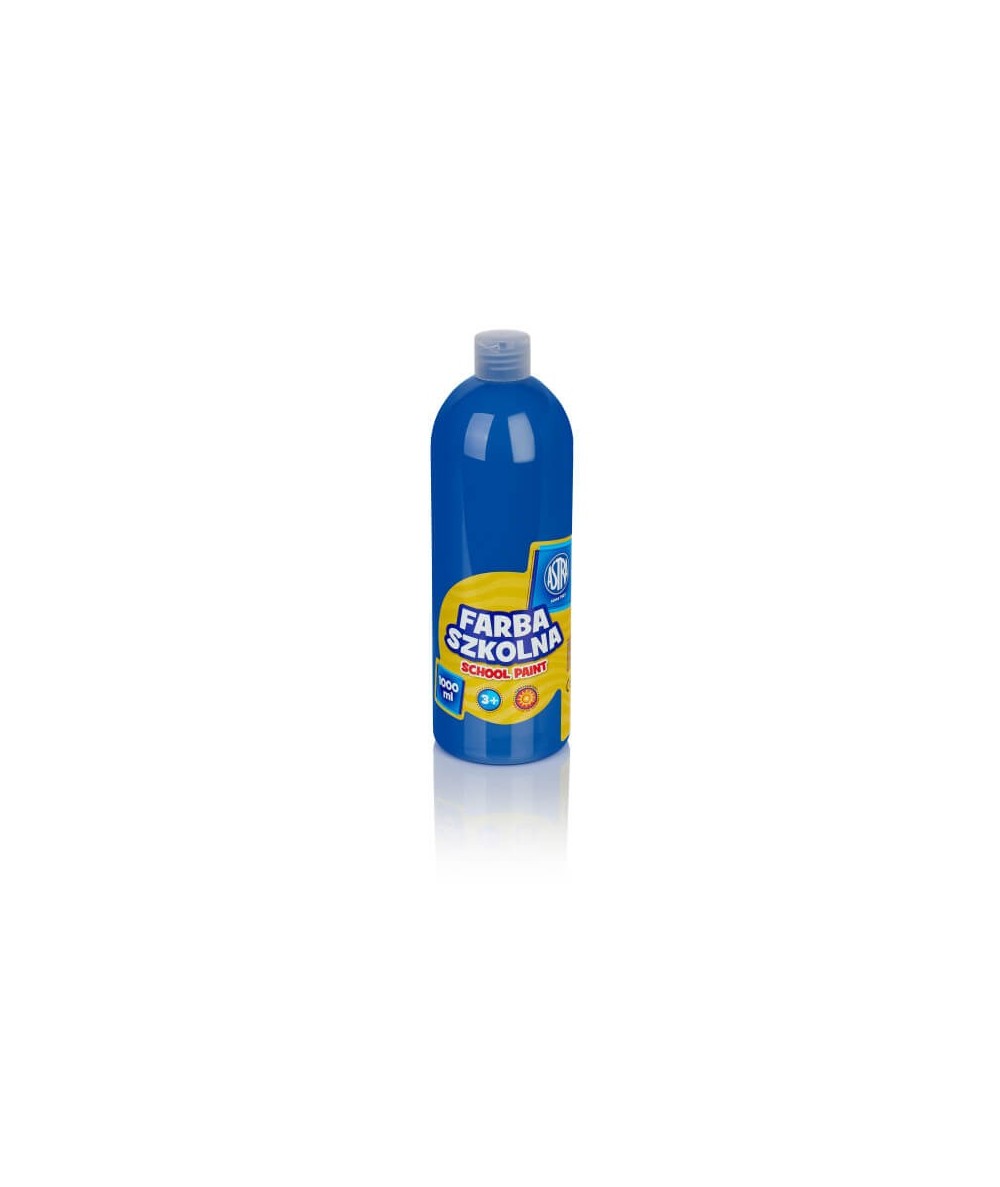 Farba szkolna Astra 1000 ml niebieska ciemna