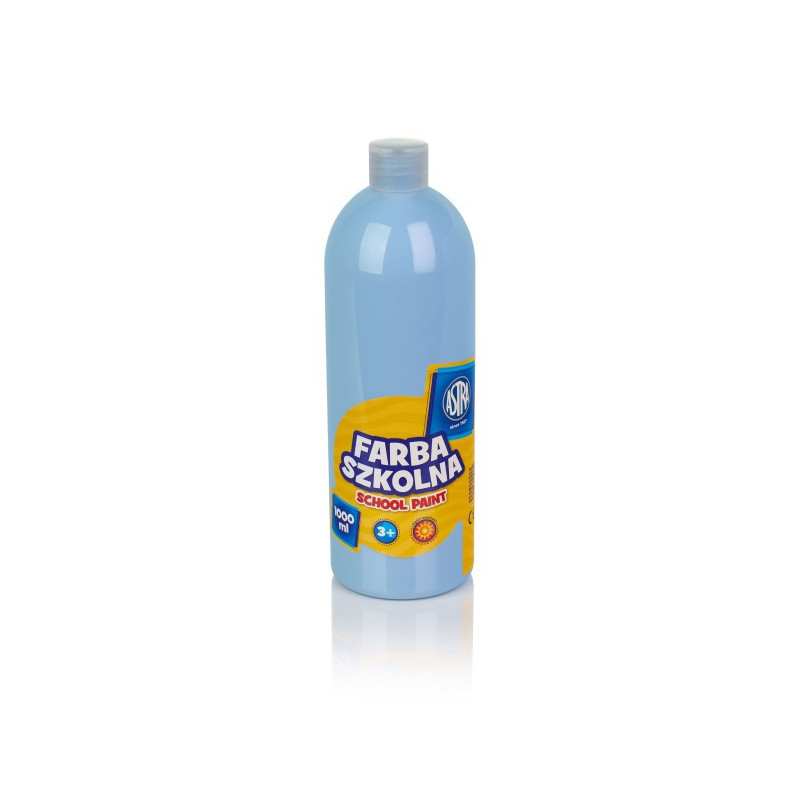 Farba szkolna Astra 1000 ml błękitna