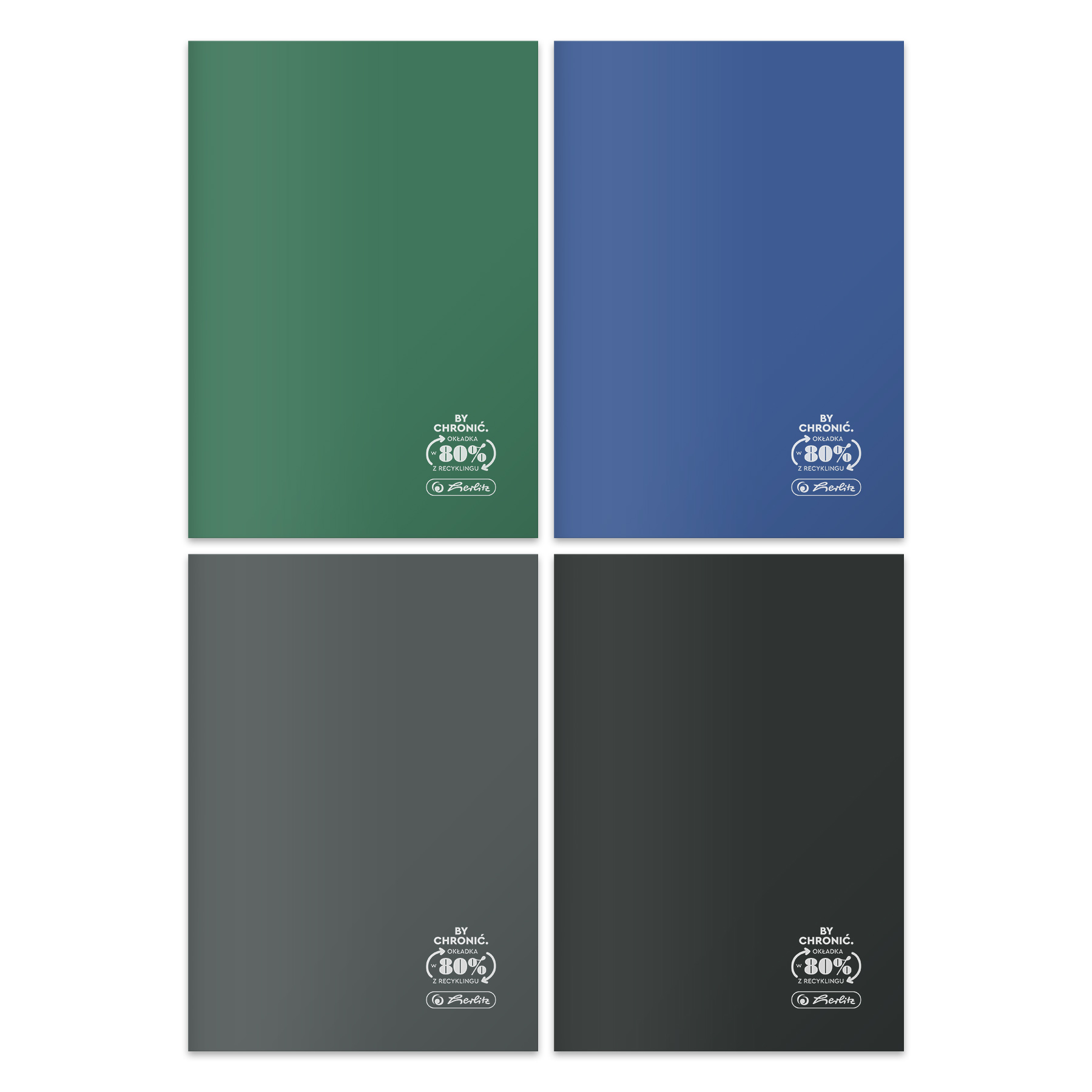 Zeszyt B5/60k KR Eco PP Ocean Colors FSC 9565003 Herlitz / 400198133 Hamelin