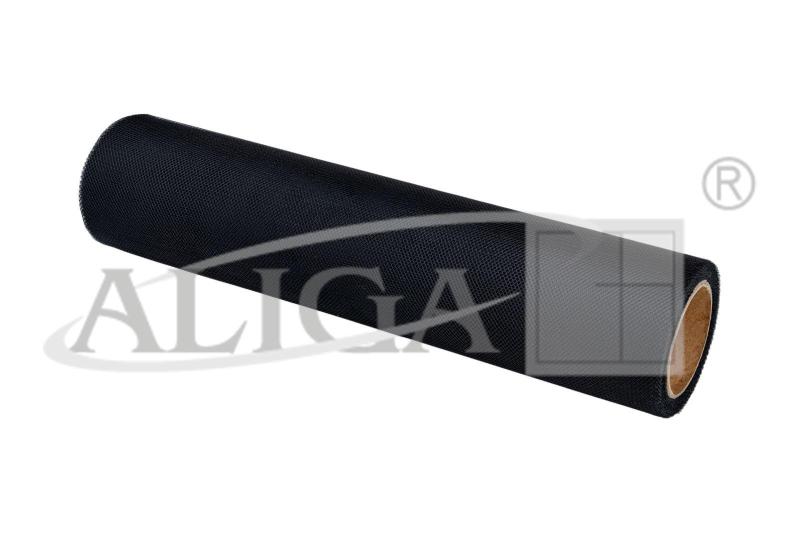 Tiul w rolce 24cmx10m TIUL-109 czarny Aliga