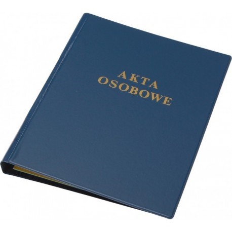 Teczka do akt osobowych PVC granatowa Panta - plast 0409-0013-02 (4 x listwa)