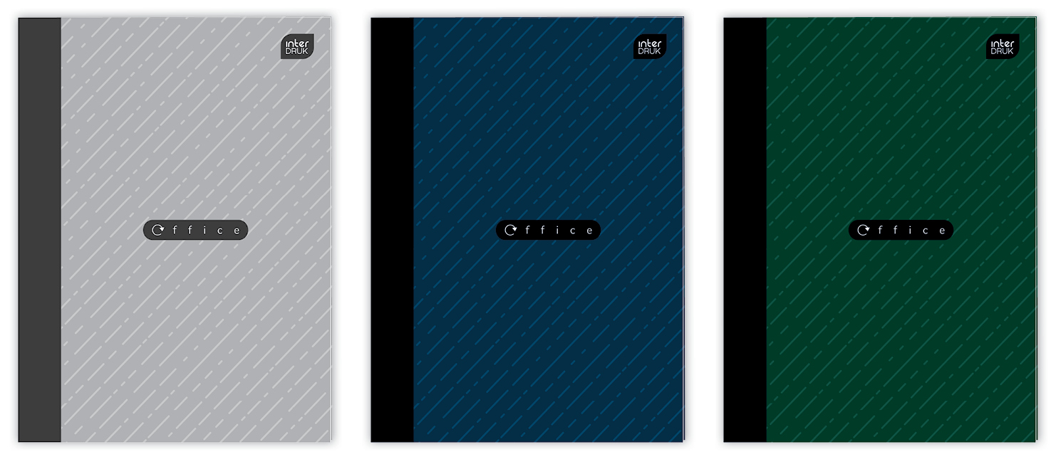 Zeszyt w kratkę A4, Office, 60 kartek, Interdruk