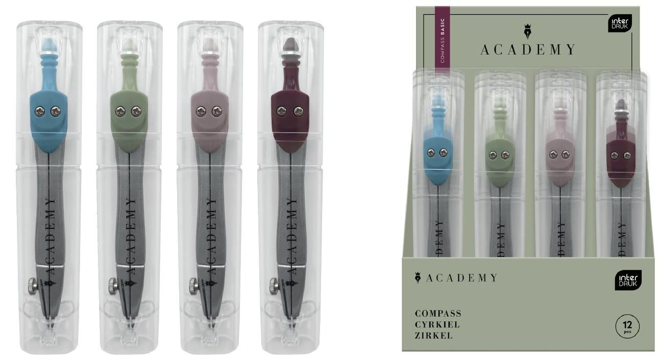 Cyrkiel w etui Basic Academy Interdruk