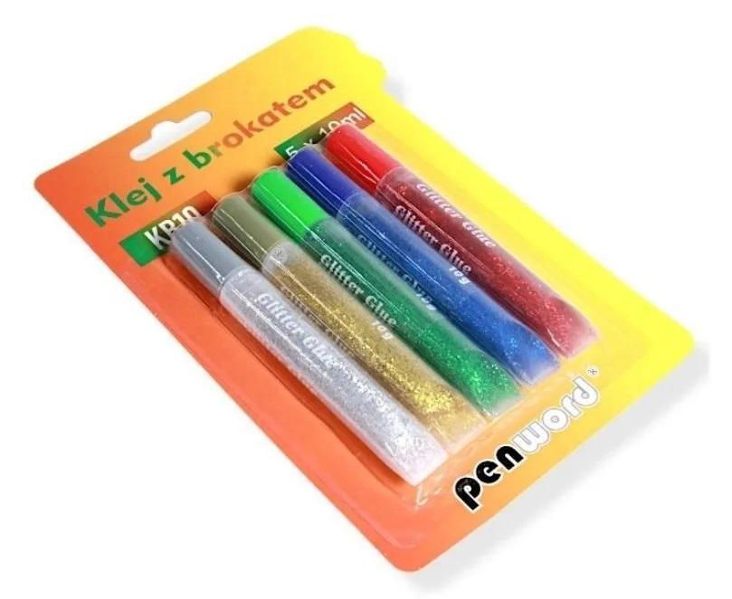 Klej z brokatem 10ml KB10 (5) Polsirhurt
