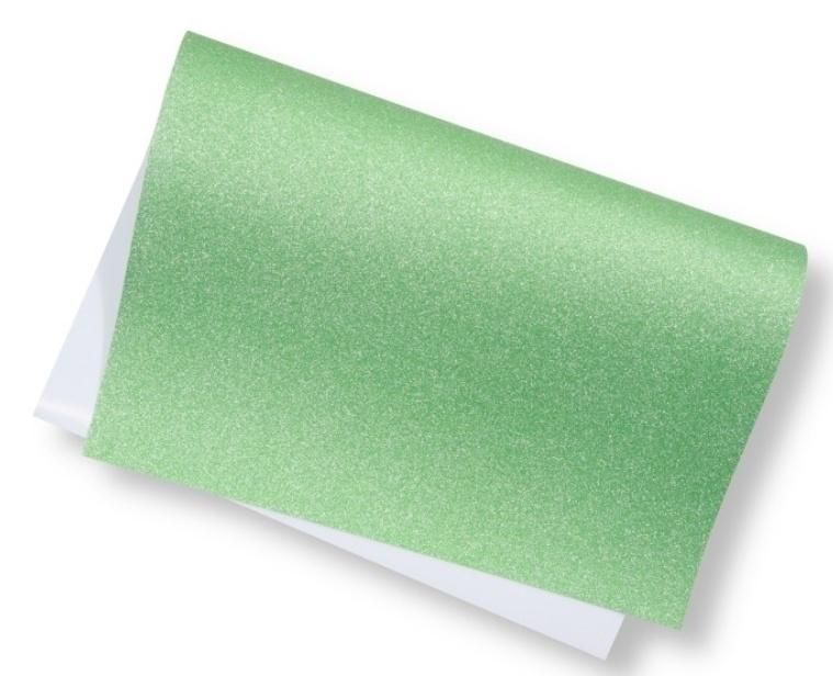 Brystol / Karton brokatowy 40x60cm 200g zielony (5) Polsirhurt