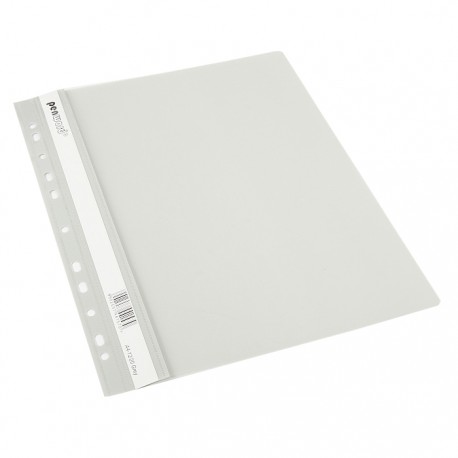 Skoroszyt wpinany A4 A-320 PVC szary Polsirhurt
