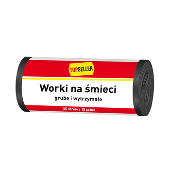 Worki na śmieci 35l 15szt Topseller