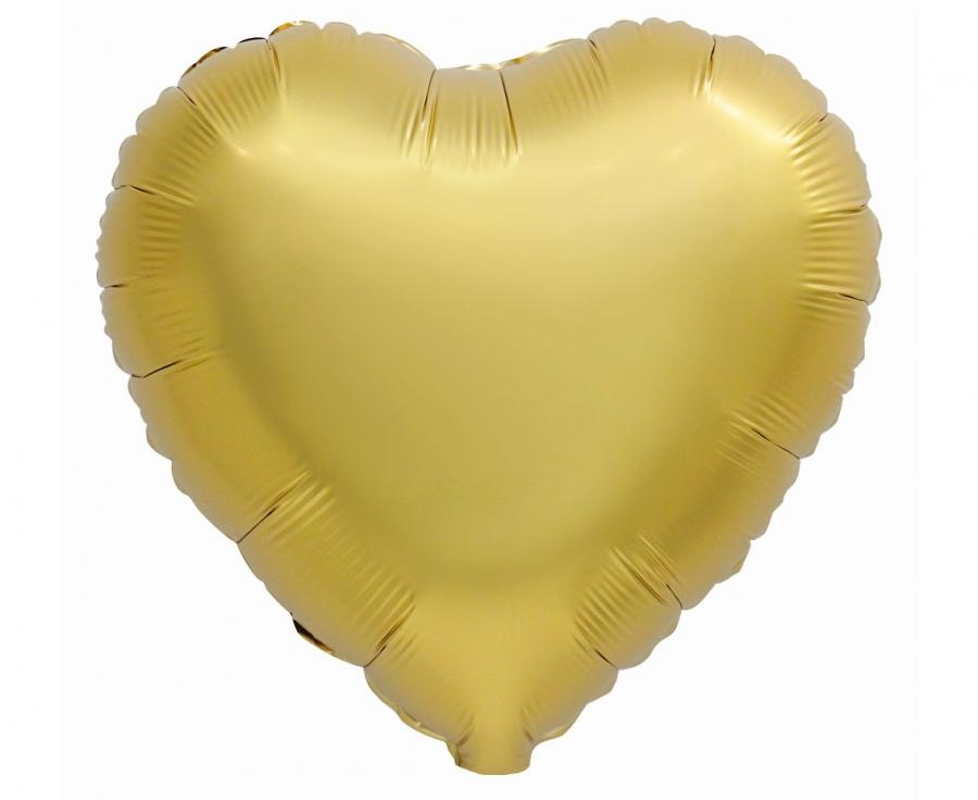 Balon foliowy B&C Serce matowe antyczne złoto 18" BS-HMAZ GoDan