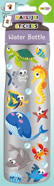 Naklejki na butelkę - Ocean Friends 83x286mm Happy Color HA 4211 8328-KN01 GDD