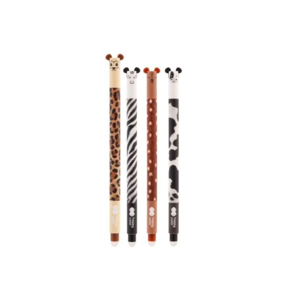 Długopis wymazywalny Uszaki Furry Safari 0,5mm niebieski Happy Color GDD