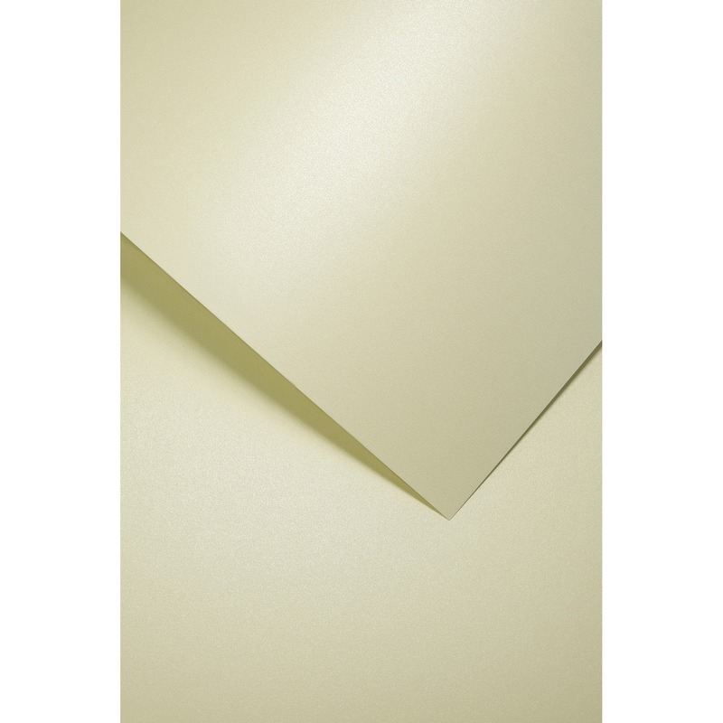 Papier ozdobny A4/50szt. 100g Millenium kremowy Argo