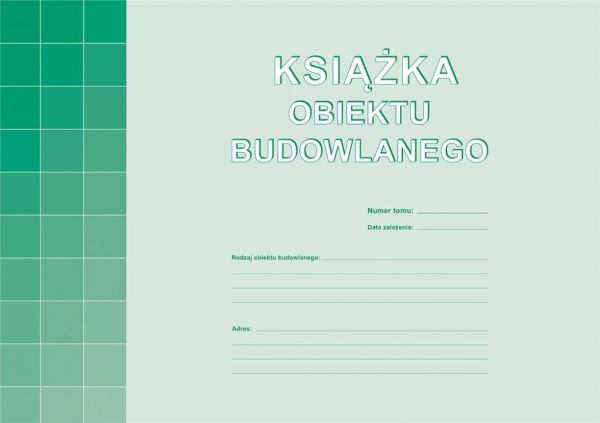 Książka obiektu budowlanego MiP 604-1N A4