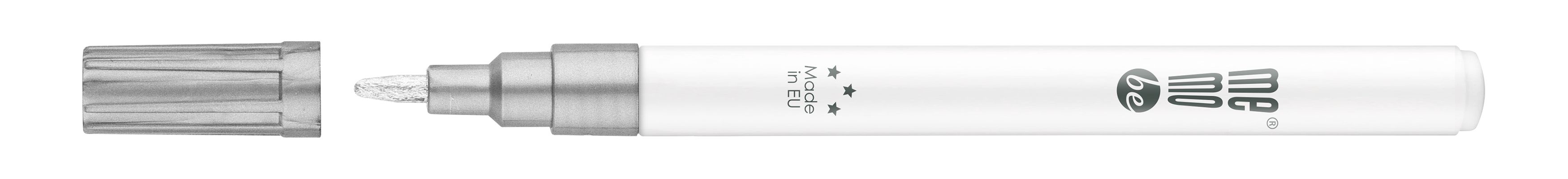 Marker olejowy MemoBe MM300 1-1,5mm srebrny MM300-50