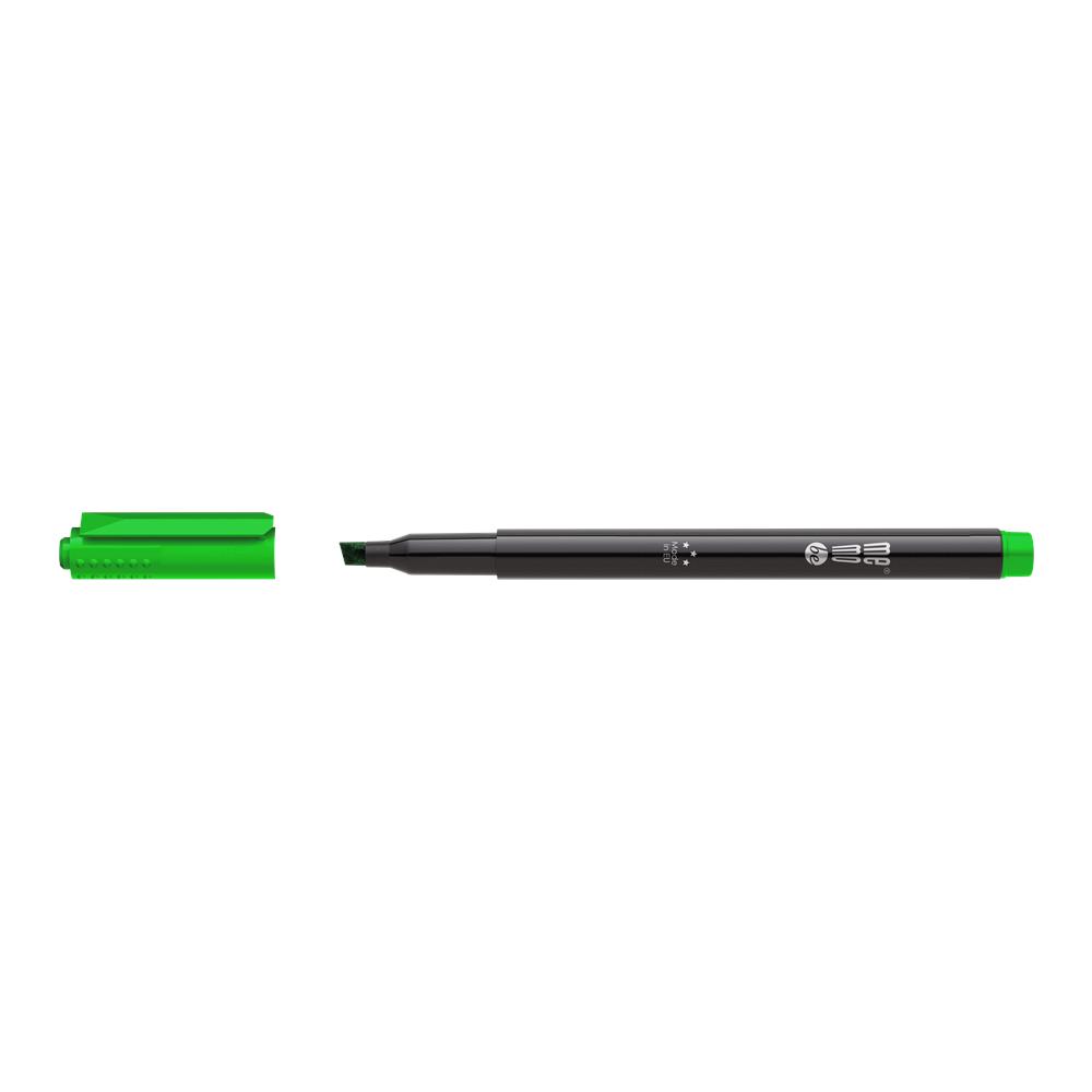 Marker permanentny CD/DVD MEMOBE 1-3mm ścięty MM253-04 zielony