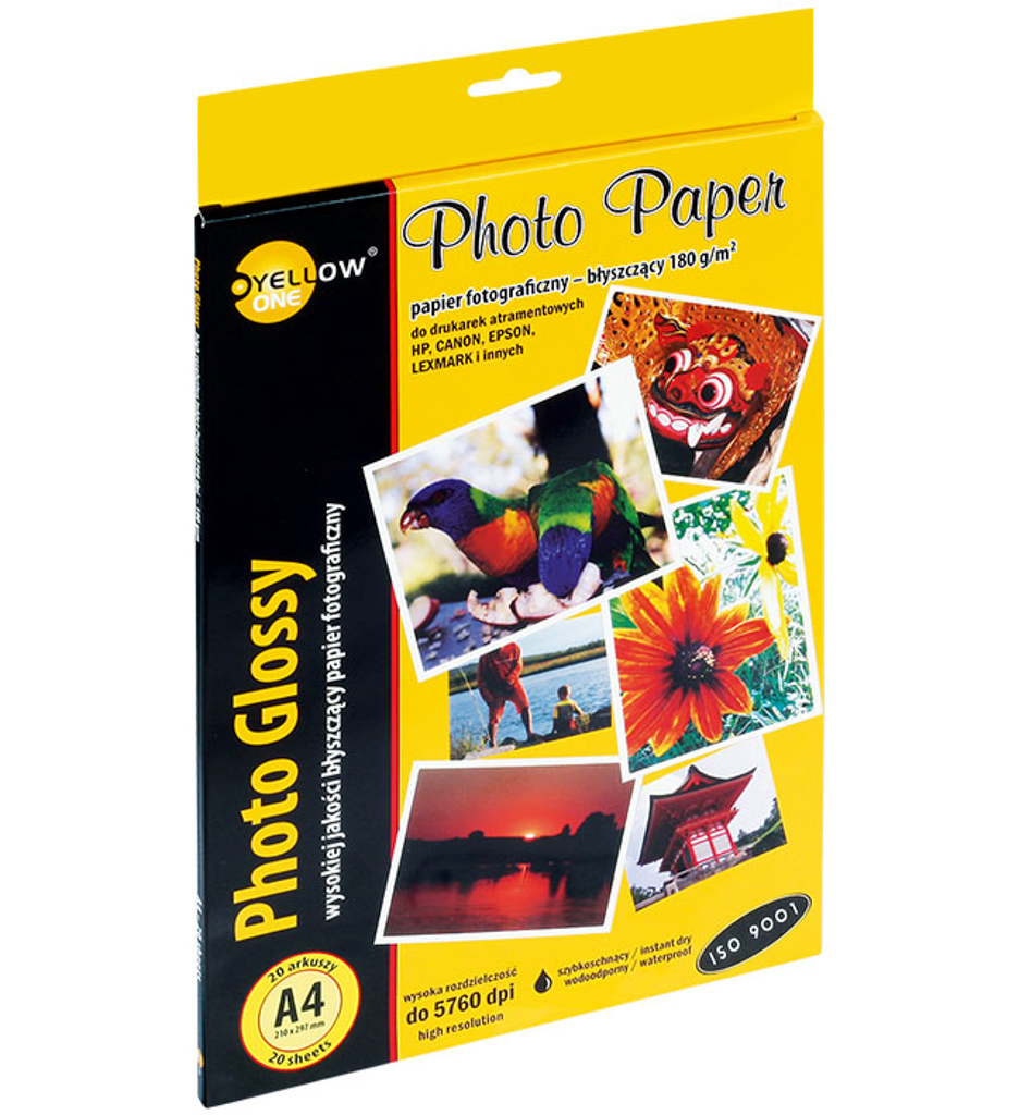 Papier foto A4/180g połysk 20ark. KW Trade