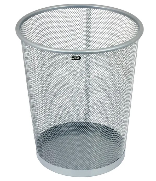 Kosz na papier NH-10C/GR-020S 12l srebrny Eagle 120-1128