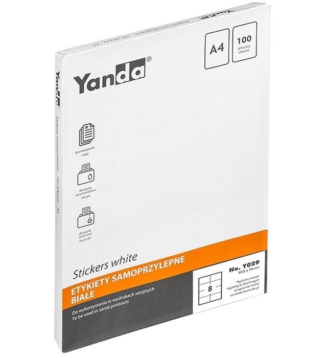 Etykiety Yanda Y029 105x74 (100) 150-1468 Kw Trade