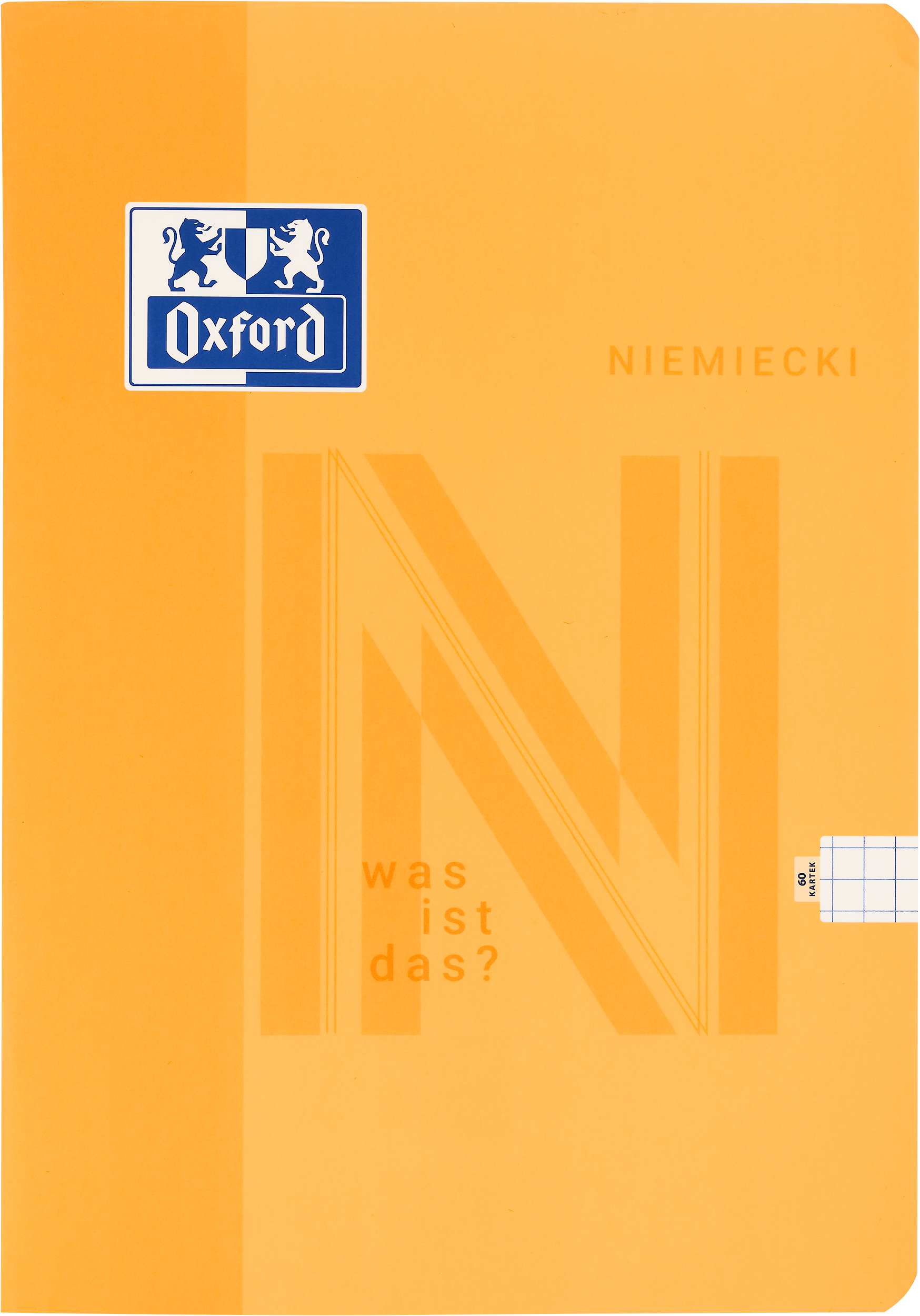 Zeszyt przedmiotowy Oxford A5/60k kratka 90g Język Niemiecki