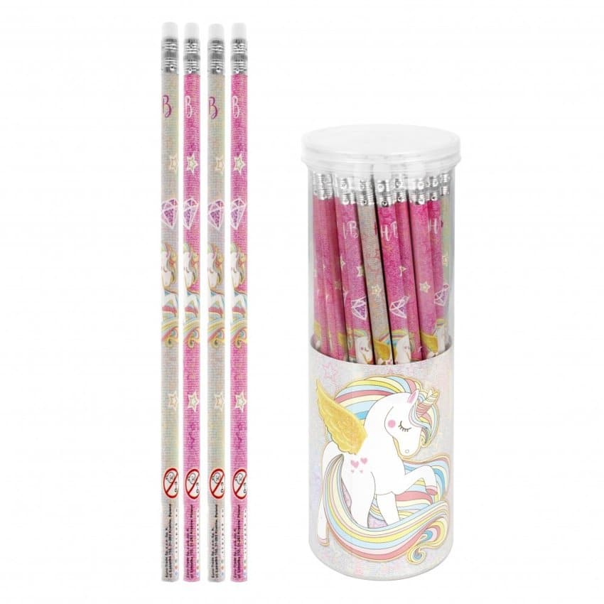 Ołówek z gumką HB Unicorn STK Starpak
