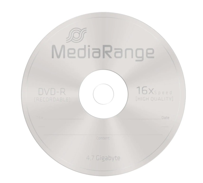 Płyta DVD-R 4,7GB (10) Mediarange cake