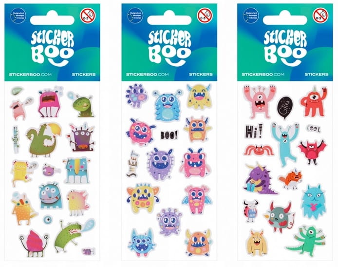 Naklejki 66x180 Sticker Boo Potworki 2