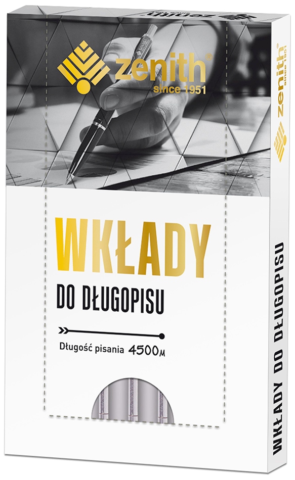 Wkład długopisu Zenith 4/20szt. czarny