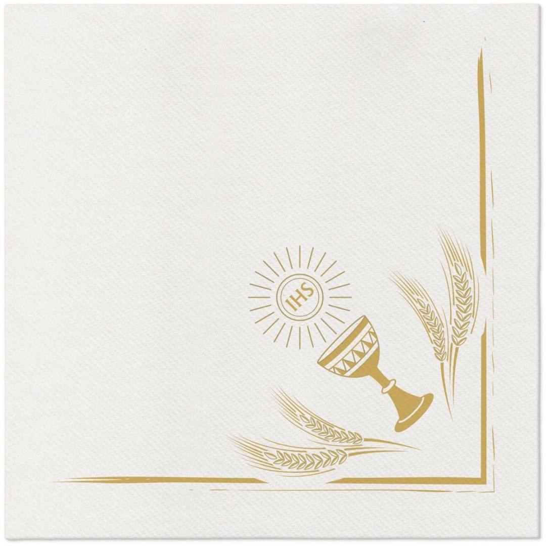 Serwetki Professional 40x40cm My First Communion komunia 12szt PAW