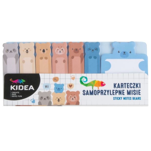 Karteczki samoprzylepne Misie Kidea KASMKA Derform