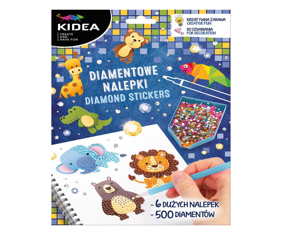 Diamentowe naklejki Zoo NDZOKA Derform