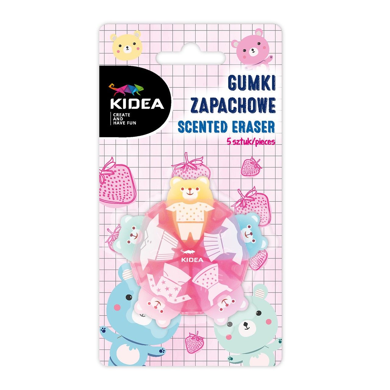 Gumki zapachowe 5szt Kidea GZ5KA Derform