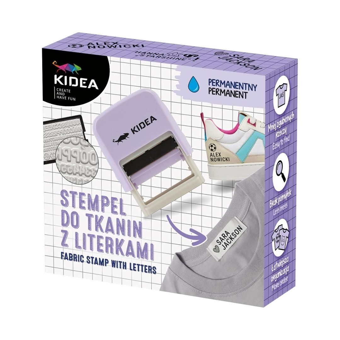 Stempel do tkanin z literkami Kidea STLIKA Derform