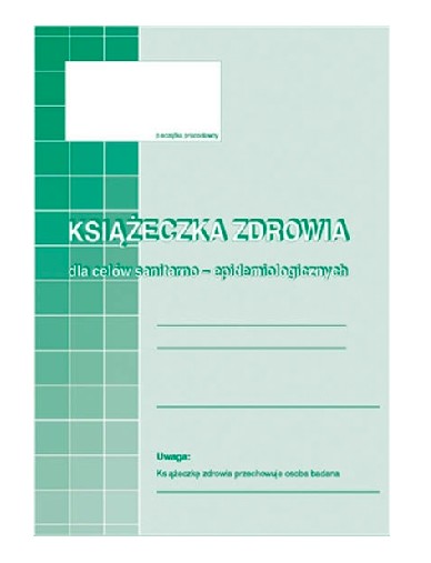 Książeczka zdrowia dla celów SANEPID MiP 530-5 A6
