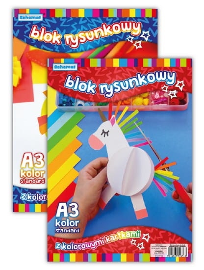 Blok rys. kolor A3 Schemat