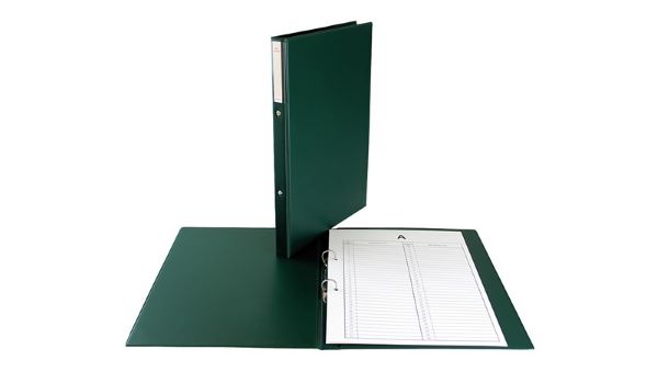 Teczka do akt osobowych A4/2R/3cm Biurfol TD-11-02 ciemna zieleń szeroka