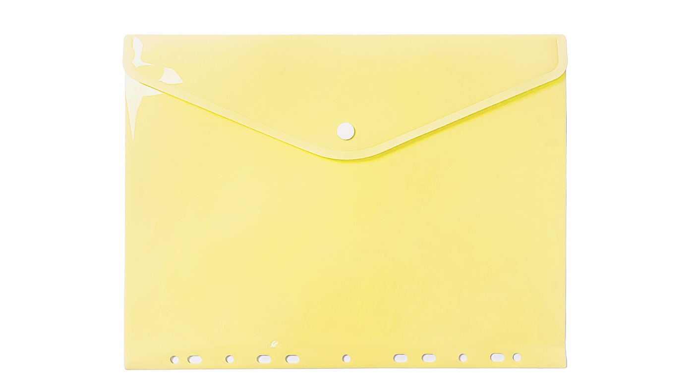 Teczka koperta A4/PP zawieszana pastel żółty TKZP-A4-03 Biurfol