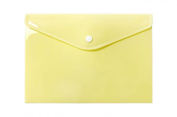 Teczka koperta A5/PP pastel żółty TKP-A5-03  Biurfol