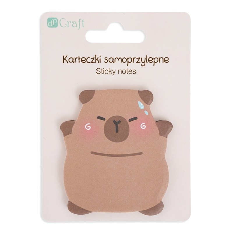 Karteczki samoprzylepne 6,2x6cm 30k - Kapibara Happy DPCA-020 Dalprint