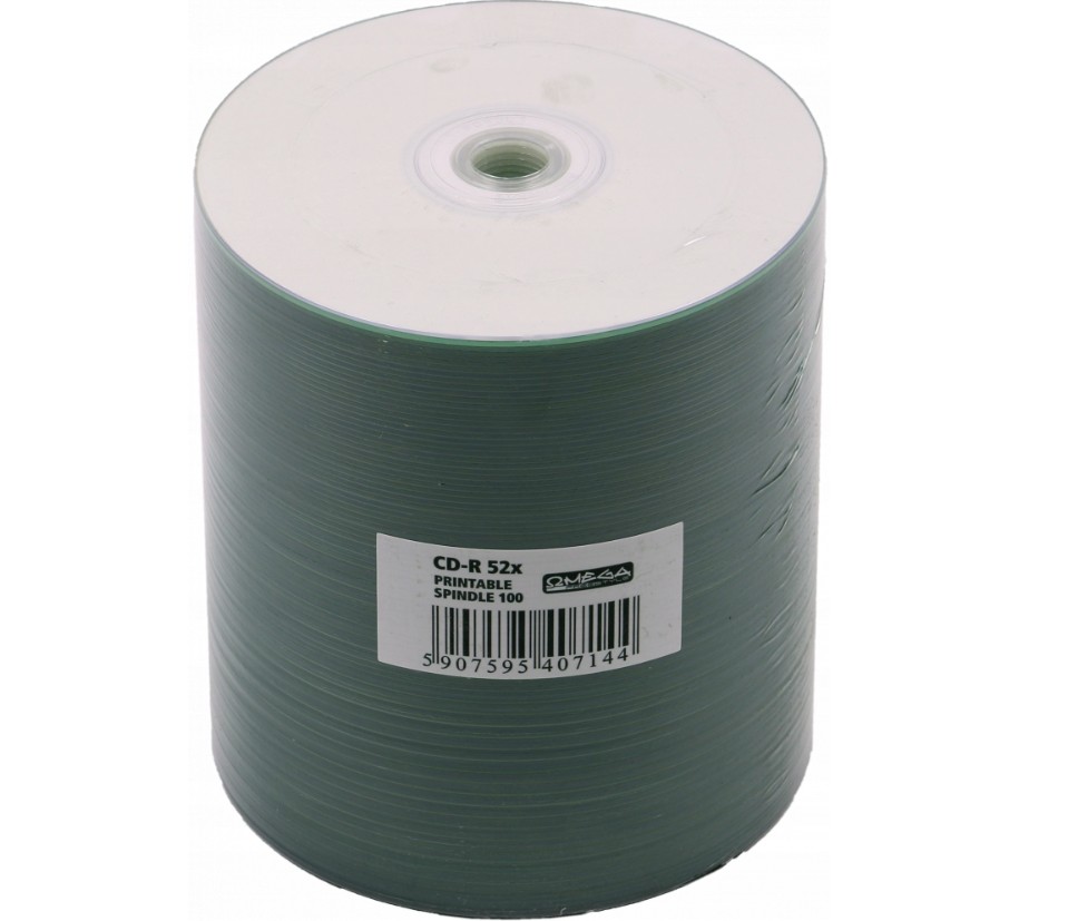 Płyta CD-R FREESTYLE 700MB x52 (100) FOLIA Nadruk Printable [40714] OFP FREESTYLE OMEGA Platinet