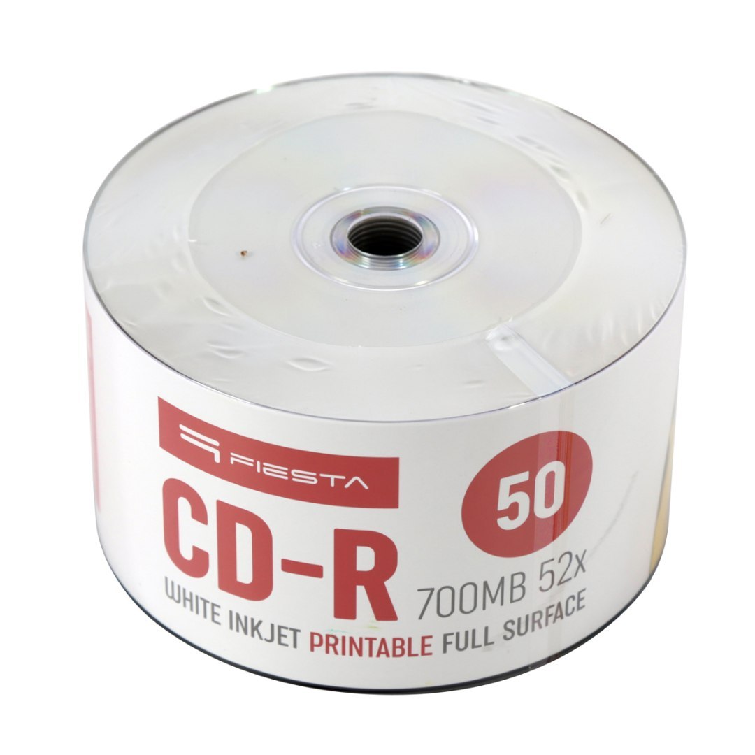Płyta CD-R FIESTA 700MB x52 (50) Printable Nadruk [43718] F50P