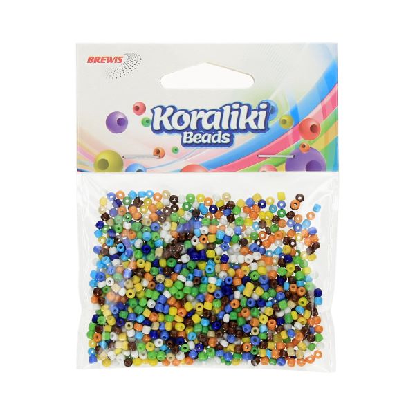 Koraliki akrylowe 35mm mix kolorów KZ9 Brewis