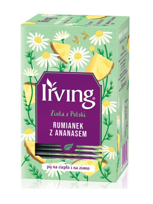 Herbata rumianek z ananasem 20kop IRVING
