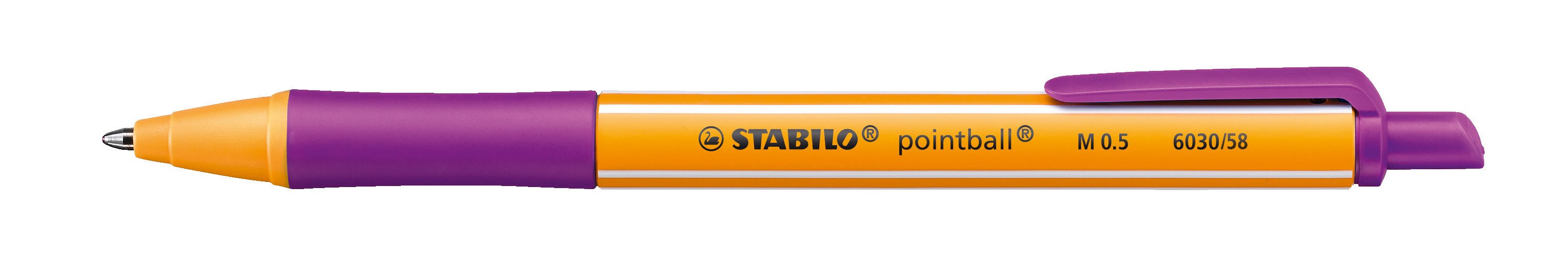 Długopis Stabilo Pointball fioletowy